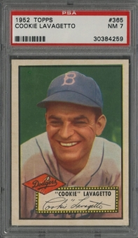 1952 Topps #365 Cookie Lavagetto - PSA NM 7
